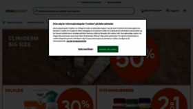 What Vitusapotek.no website looked like in 2023 (2 years ago)