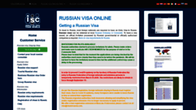 What Visatorussia.com website looked like in 2023 (This year)