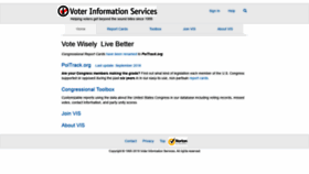 What Vis.org website looked like in 2023 (This year)