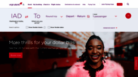What Virgin-atlantic.com website looked like in 2023 (This year)