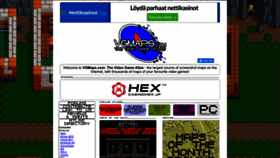 What Vgmaps.com website looked like in 2023 (This year)