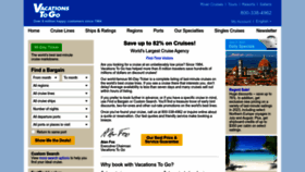 What Vacationstogo.com website looked like in 2023 (This year)