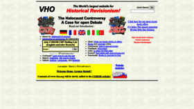 What Vho.org website looked like in 2023 (This year)