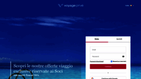 What Voyage-prive.it website looked like in 2023 (This year)