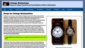What Vintagewatchstraps.com website looked like in 2023 (This year)