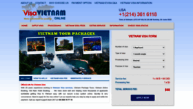 What Vietnamvisa-arrival.com website looked like in 2023 (1 year ago)