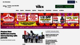 What Voicenews.com website looked like in 2023 (This year)