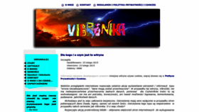 What Vibronika.eu website looked like in 2023 (This year)