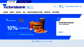 What Victoriabank.md website looked like in 2023 (This year)