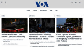What Voanews.eu website looked like in 2023 (3 years ago)