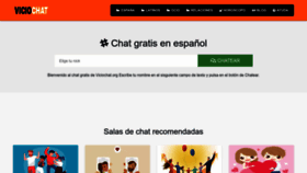 What Viciochat.org website looked like in 2023 (This year)