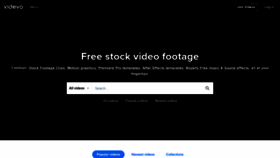 What Videvo.net website looked like in 2023 (2 years ago)