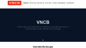 What Vncb.vn website looked like in 2023 (This year)