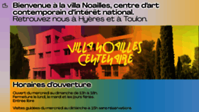 What Villanoailles-hyeres.com website looked like in 2023 (This year)
