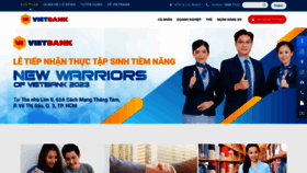 What Vietbank.com.vn website looked like in 2023 (This year)