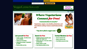 What Veggieconnection.com website looked like in 2023 (This year)