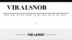 What Viralsnob.com website looked like in 2023 (This year)