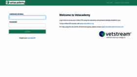 What Vetacademy.info website looked like in 2023 (This year)