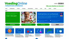 What Voedingonline.nl website looked like in 2023 (This year)