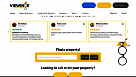What Viewings.properties website looked like in 2023 (2 years ago)