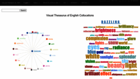 What Visual-thesaurus.com website looked like in 2023 (1 year ago)