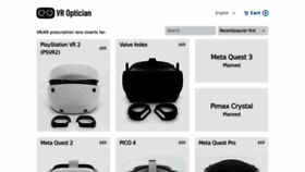 What Vr-lens.eu website looked like in 2023 (This year)