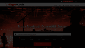 What Villaggiomusicale.com website looked like in 2023 (This year)