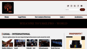What Vakilpro.com website looked like in 2023 (This year)
