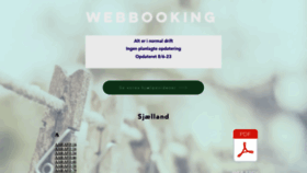 What Vasketur.dk website looked like in 2023 (This year)