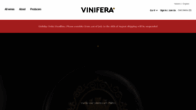 What Vinifera.it website looked like in 2023 (This year)