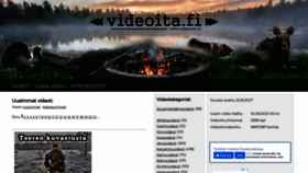 What Videoita.fi website looked like in 2023 (This year)