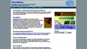 What Virtu-software.com website looked like in 2023 (This year)