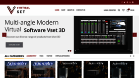 What Virtualset.com website looked like in 2023 (This year)