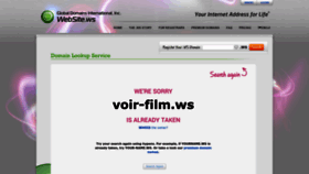What Voir-film.ws website looked like in 2023 (This year)