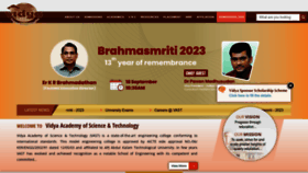 What Vidyaacademy.ac.in website looked like in 2023 (This year)