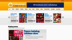 What Vsikatalogi.si website looked like in 2023 (1 year ago)