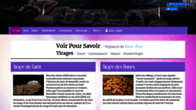 What Voirpoursavoir.fr website looked like in 2023 (This year)