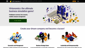 What Virtonomics.com website looked like in 2023 (This year)