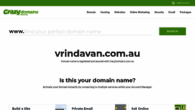 What Vrindavan.com.au website looked like in 2023 (This year)