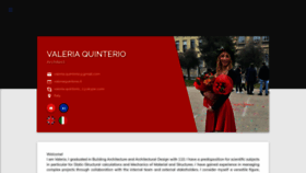 What Valeriaquinterio.it website looked like in 2023 (This year)