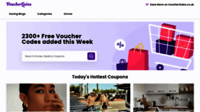 What Vouchergains.co.uk website looked like in 2023 (This year)