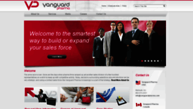 What Vanguardpharma.com website looked like in 2023 (This year)
