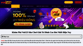 What Vui123.page website looked like in 2023 (1 year ago)