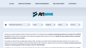 What Vf.ayiserie.com website looked like in 2023 (This year)