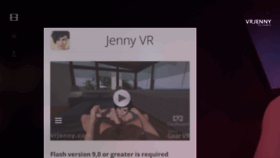 What Vrjenny.com website looked like in 2023 (This year)