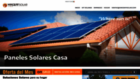 What Vincentsolar.com website looked like in 2023 (This year)