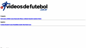 What Videosdefutebol.com.br website looked like in 2023 (This year)