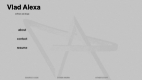 What Vladalexa.com website looked like in 2023 (This year)