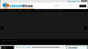 What Visualdicas.com.br website looked like in 2023 (1 year ago)