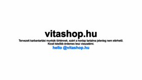 What Vitashop.hu website looked like in 2023 (This year)